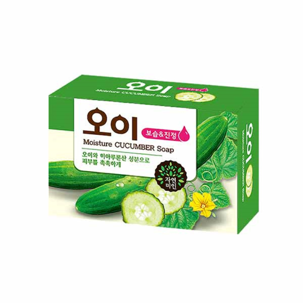 Мыло с экстрактом огурца 100 гр MUKUNGHWA Moisture Cucumber Soap 100g 