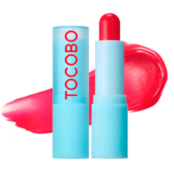 Увлажняющий оттеночный бальзам для губ Tocobo Glass Tinted Lip Balm 011 Flush Cherry 3,5гр