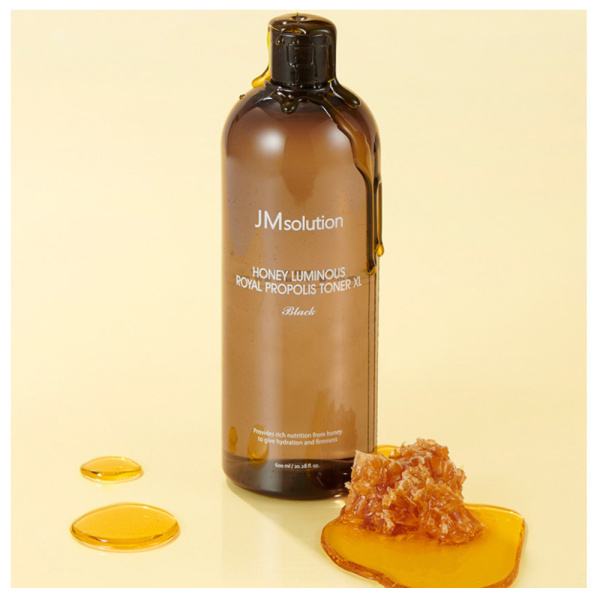 Питательный тонер с экстрактом прополиса JMSolution Honey Luminous Royal Propolis Toner XL 600мл