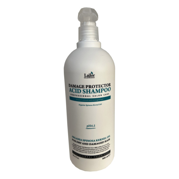 Защитный шампунь с аргановым маслом для поврежденных волос Lador Damage Protector Acid Shampoo 900мл