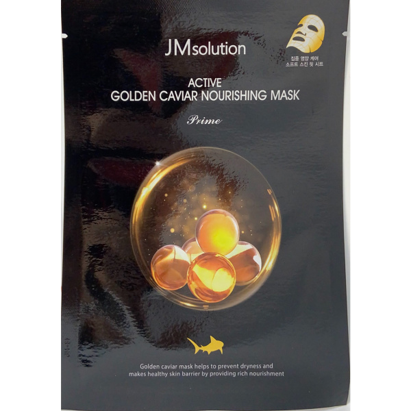 Питательная маска с экстрактом икры и золотом JMsolution Active Golden Caviar Nourishing Mask 30мл