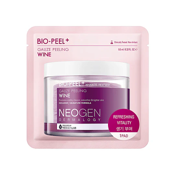 Обновляющие пилинг-пэды с вином Neogen Dermalogy Bio-Peel Gauze Peeling Wine 1шт