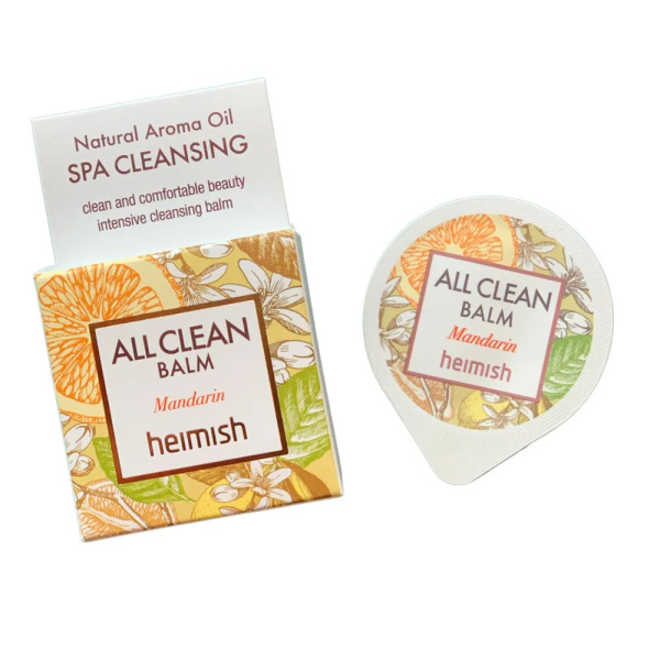 Очищающий бальзам для снятия макияжа Heimish All Clean Balm Mandarin 5мл