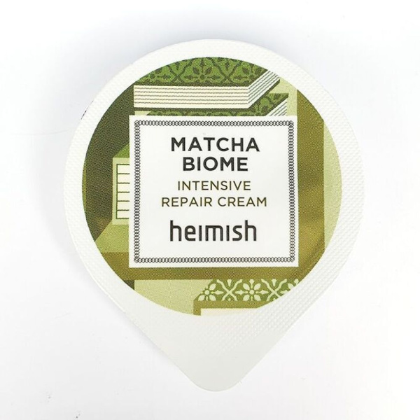 Крем для лица на основе чая матча HEIMISH Matcha Biome Intensive Repair Cream 5мл