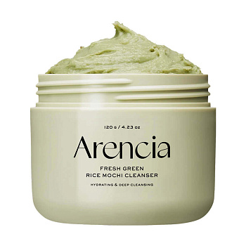 ARC Очищающее средство с зелёным чаем и центеллой Arencia Fresh Green Rice Mochi Cleanser 120гр