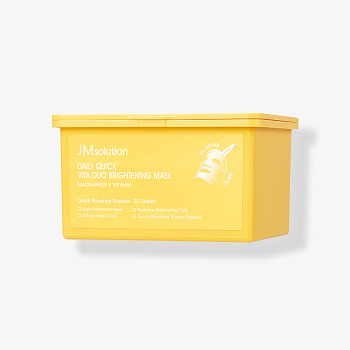 JMS Набор масок JMSOLUTION DAILY QUICK VITA DUO BRIGHTENING MASK