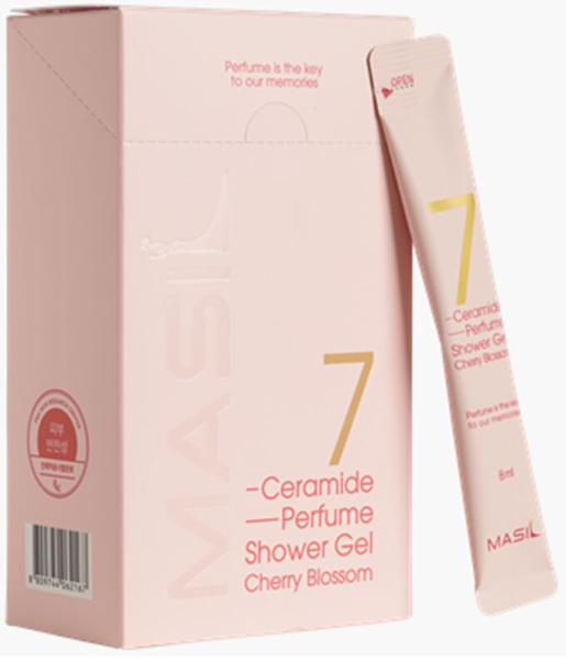 Гель для душа с ароматом цветущей вишни Masil 7 Ceramide Perfume Shower Gel Cherry Blossom 8мл 