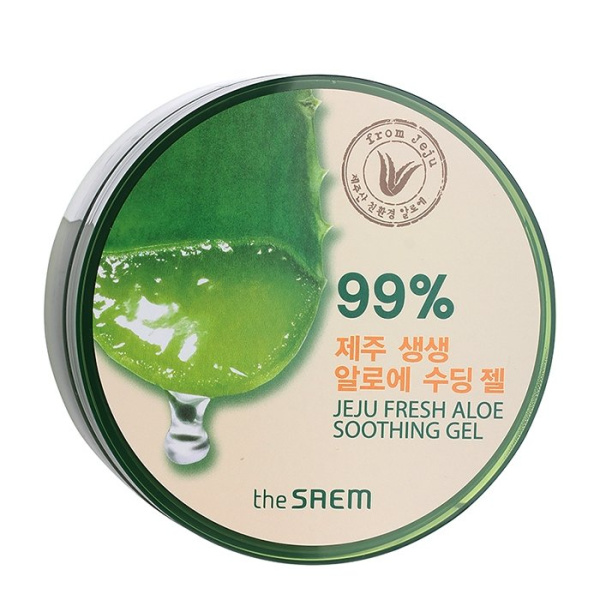 Универсальный увлажняющий гель алоэ The Saem Jeju Fresh Aloe Soothing Gel 99% 300мл
