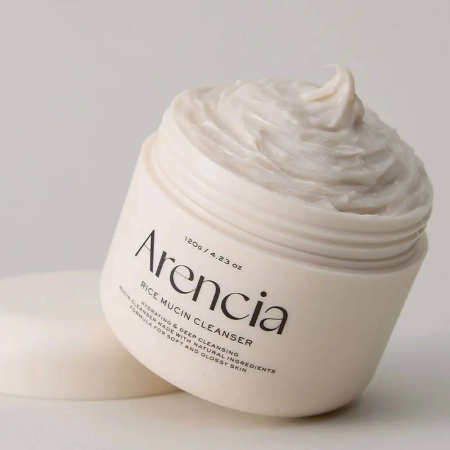 Очищающее средство с муцином улитки Arencia Rice Mucin Cleanser 120гр