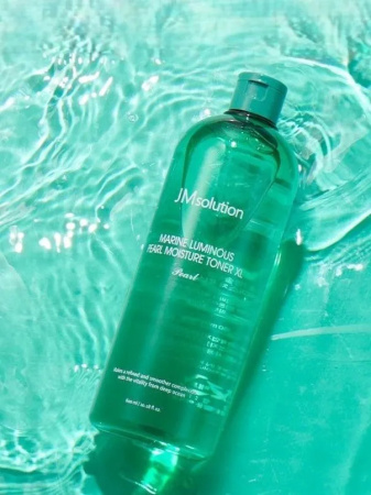 Глубокоувлажняющий тонер с морскими минералами JMsolution Marine Luminous Pearl Moisture Toner XL 600мл