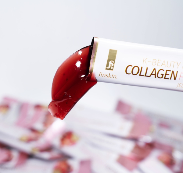 Коллагеновое желе с гранатом Jinskin Collagen Pomegranate Jelly sticks 1 саше 20гр